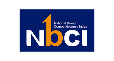 NBCI(국가브랜드경쟁력지수) 알뜰폰 부문 1위 인증 마크