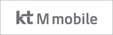 KT M Mobile CI 로고-검은개 배경에 흰색 빨간색 글씨